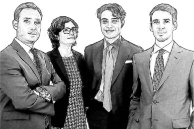 da sinistra Alberto Parisi, Paola Mariani, Giorgio Manca ed Edoardo Pozzolini.